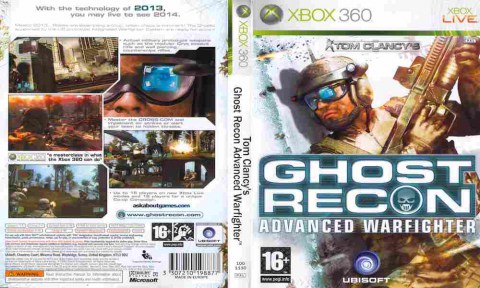 Игра Tom Clancy's Ghost Recon Advanced Warfighter, Xbox 360, 177-44, Баград.рф